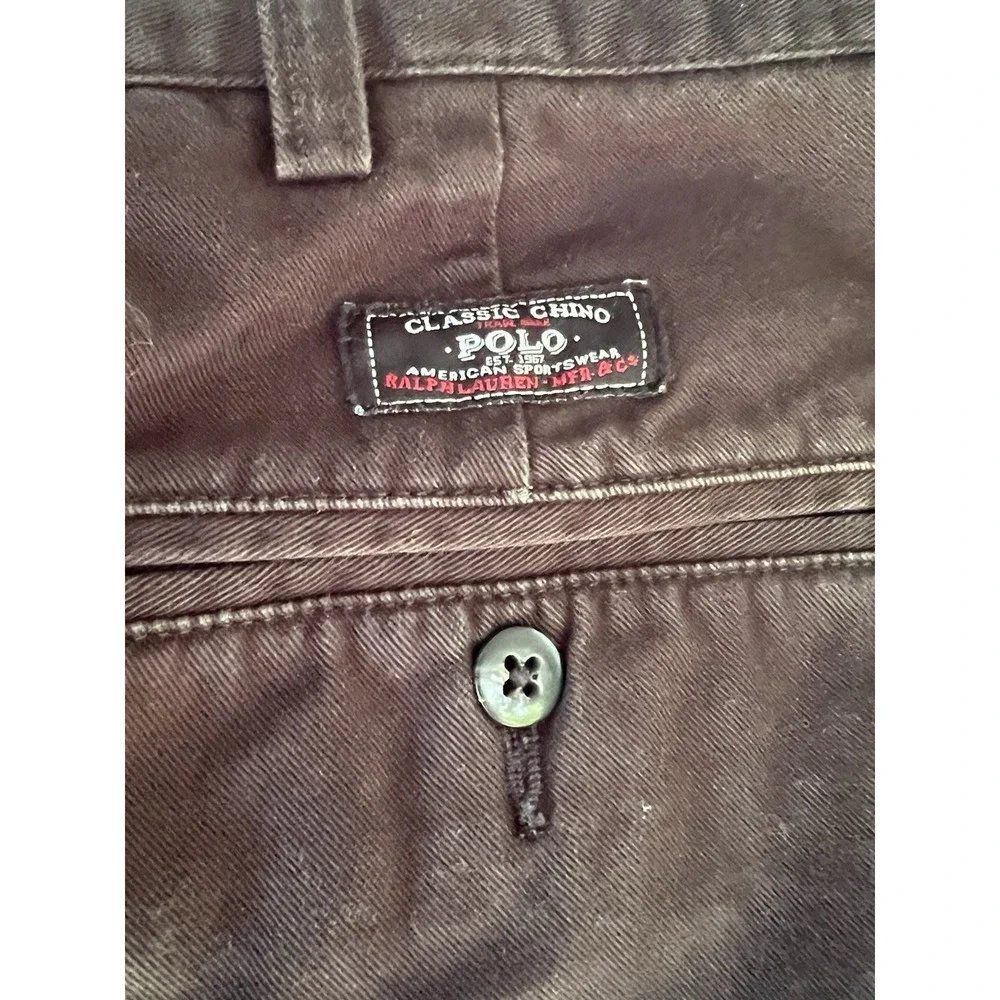 Polo by Ralph‎ Lauren Prospect Pants Cotton Black 35/32